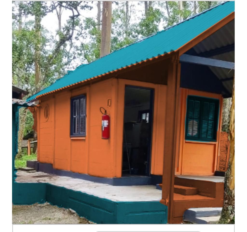 Área externa do Chalé