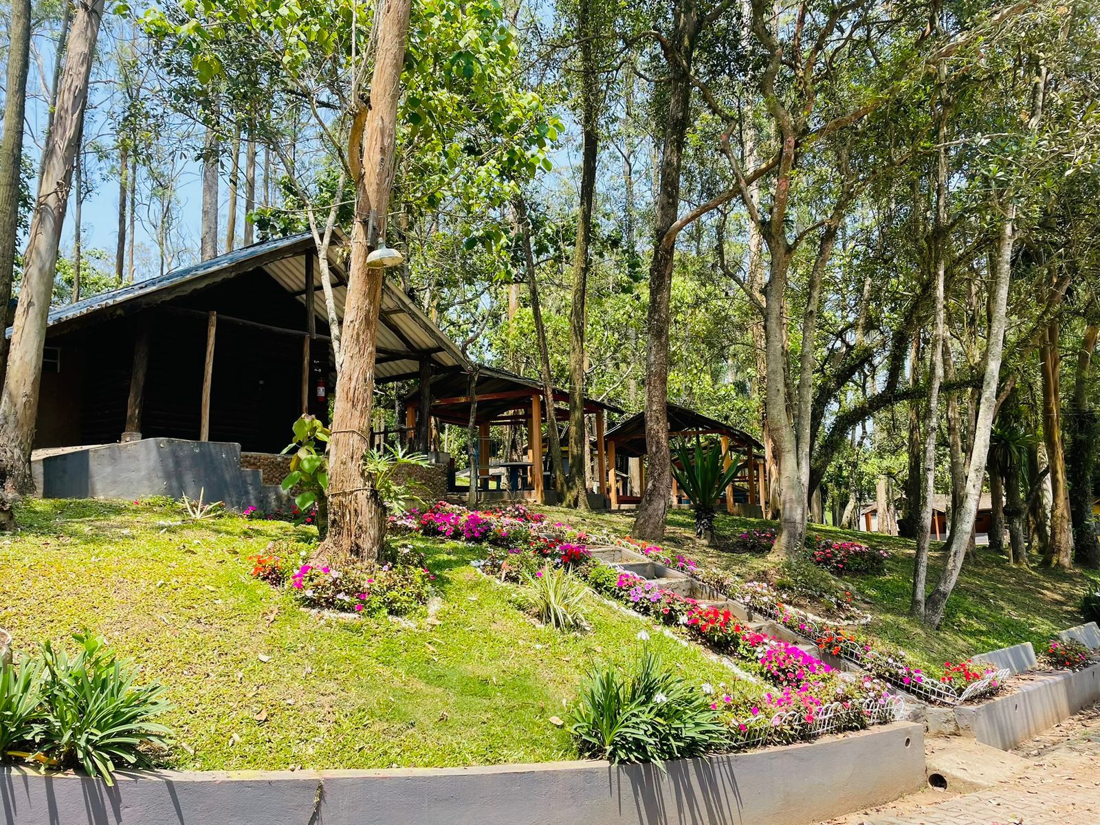 Área externa do Chalé