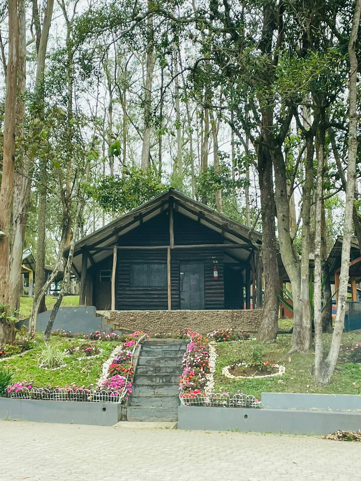 Área externa do Chalé