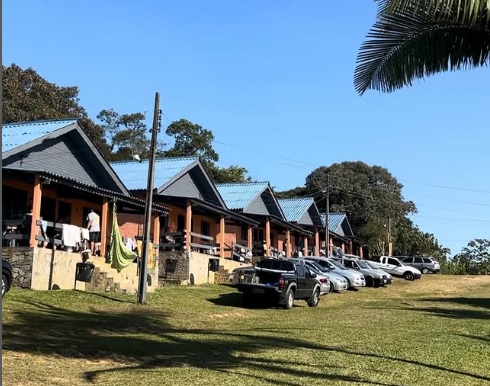 Área externa do Chalé