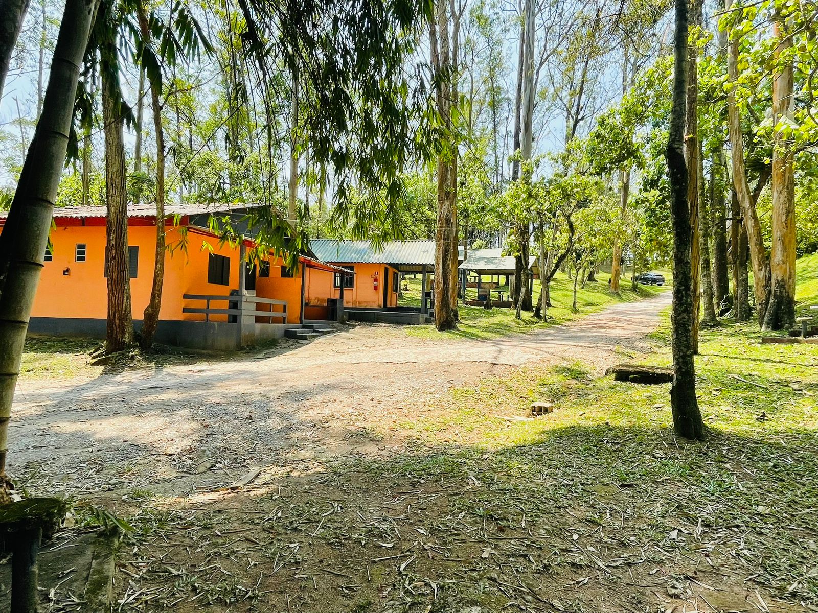 Área externa do Chalé