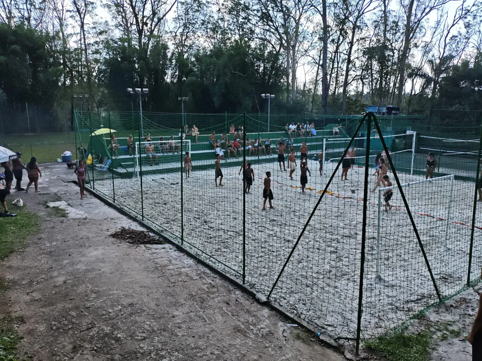 Convivência nas áreas esportivas