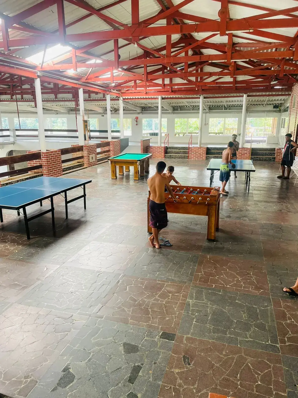 Salão de jogos do Clube